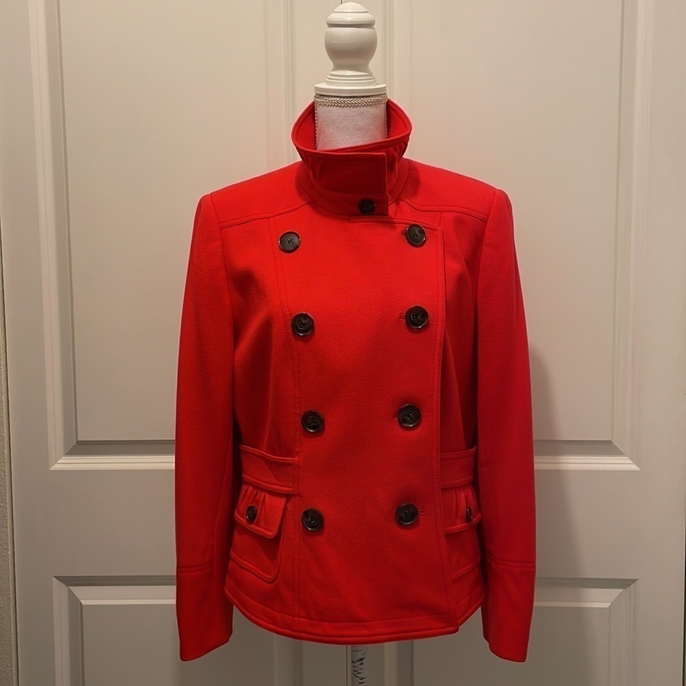 Per Se Bright Red Double-Breasted Jacket - image 4